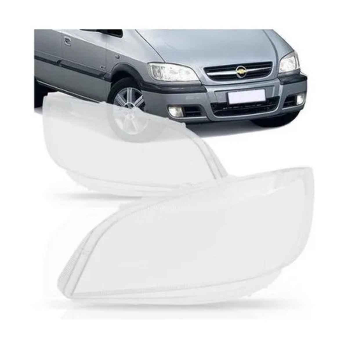 PAR LENTE FAROL ZAFIRA 2001 A 2012 ESQUERDO | DIREITO (K.RF26105-RF26104)