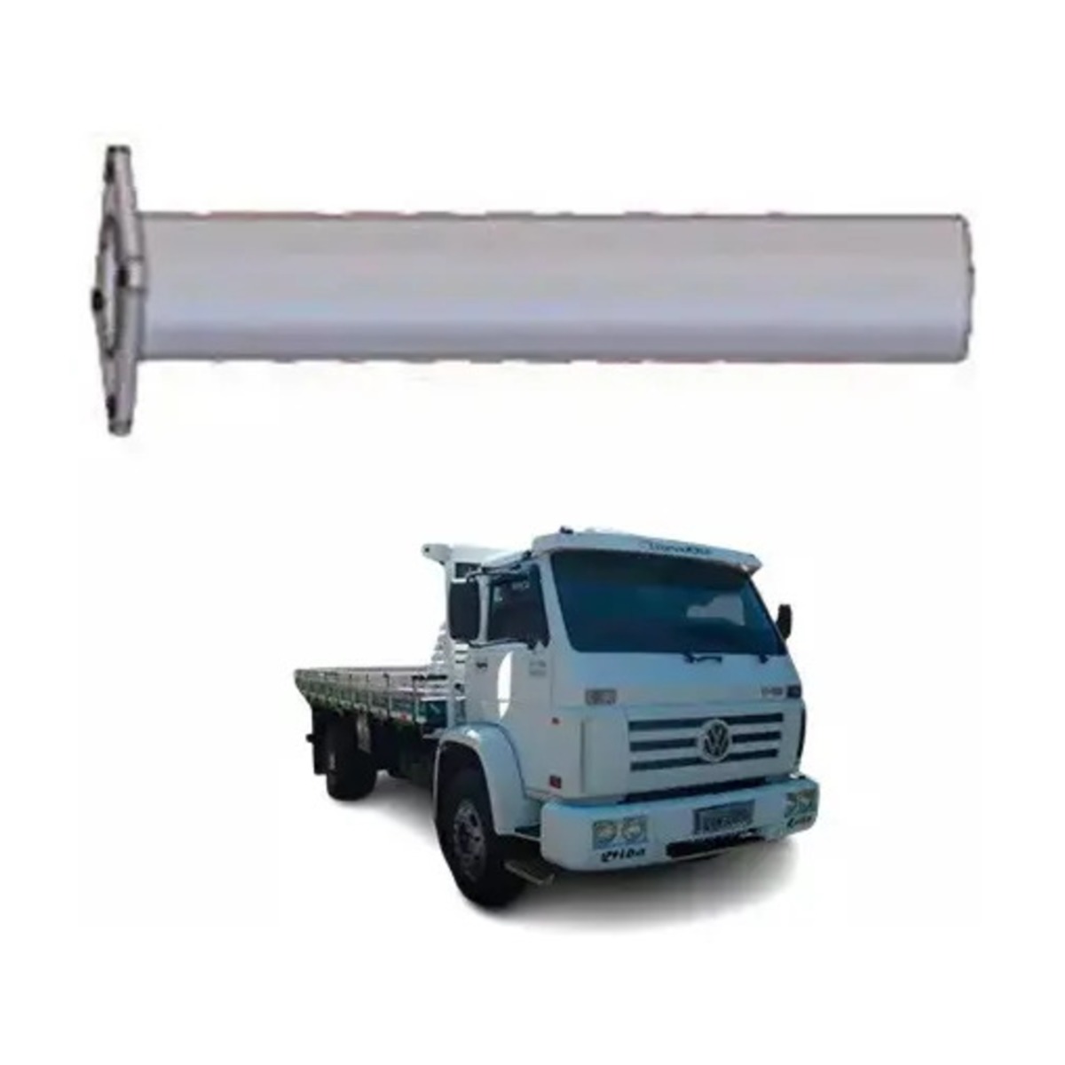 TUBO INTERMEDIARIO 2.5POL SEM FREIO MOTOR VW 13150 7100 7110 8120 8150 (2TK25317