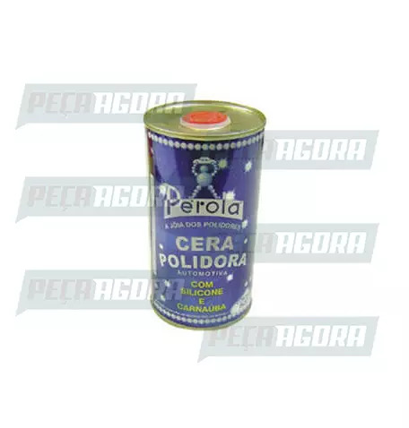 CERA PEROLA POLIDORA COM SILICONE E CARNAUBA 500ML QUIM. (337005)
