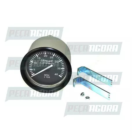 RELOGIO F1000 RPM 0-4000 12V 600HZ 80MM (273017)