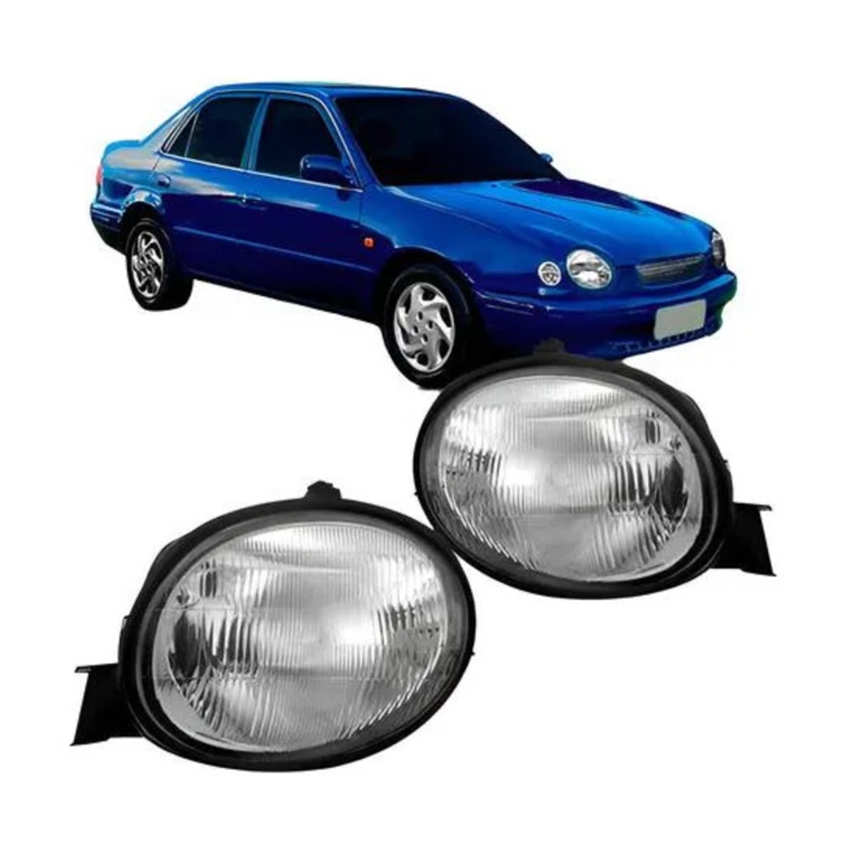 PAR PISCA LANTERNA DIANTEIRA COROLLA 1998 A 2002 ESQUERDO | DIREITO (K.RF19767-R