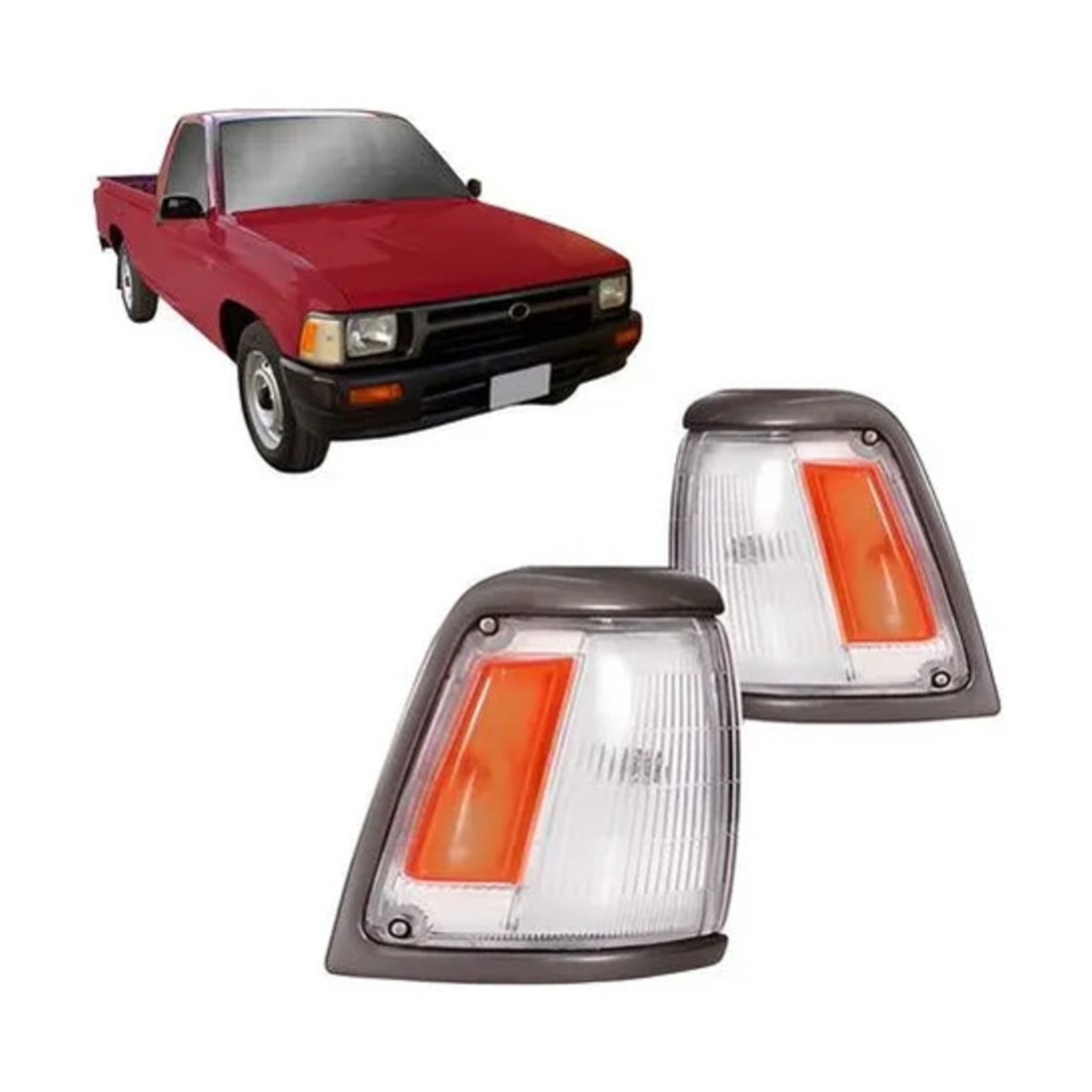PAR LANTERNA DIANTEIRA HILUX 4X2 1992 A 2001 ESQUERDO | DIREITO (K.RF17747-RF177