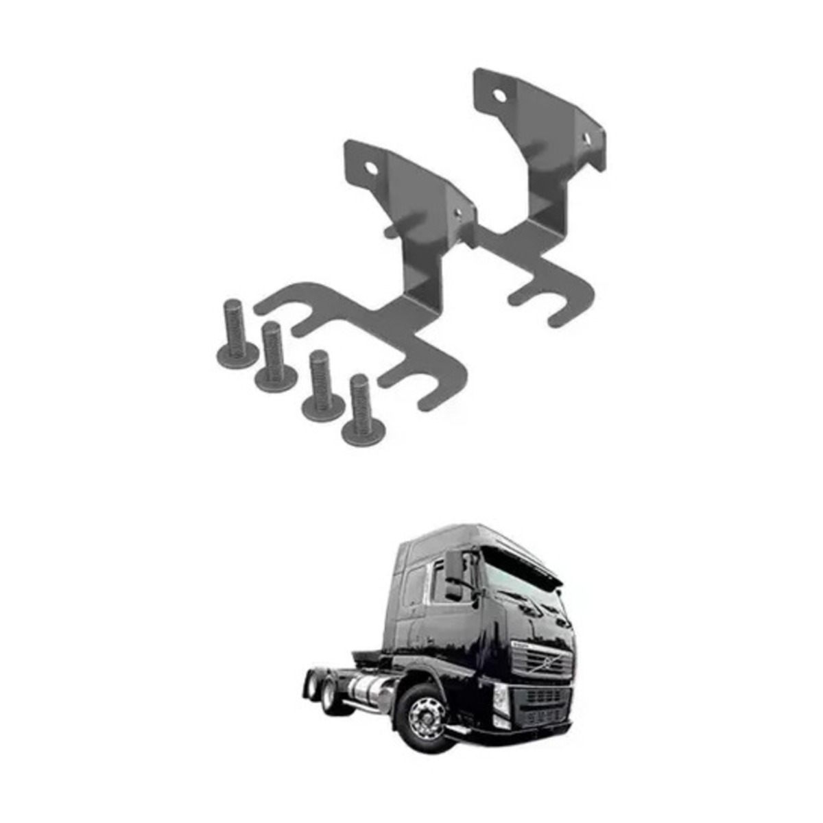 SUPORTE CALOTA CUBO VOLVO FH ANO 2010 EM DIANTE (M173R)