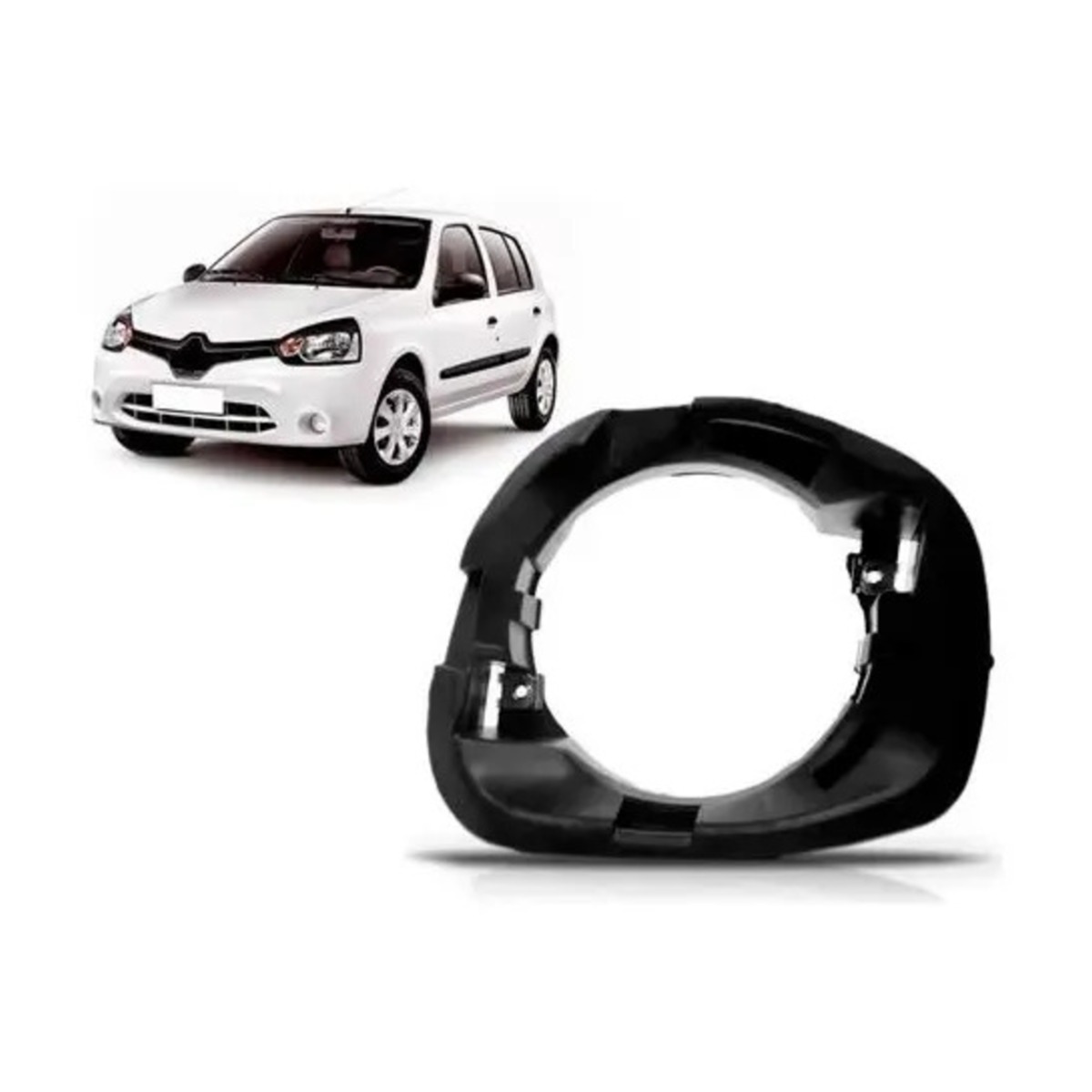 PAR SUPORTE FAROL MILHA AUXILIAR CLIO 2013 A 2016 ESQUERDO | DIREITO (K.RF33135-