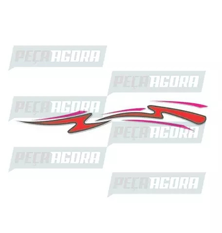 FAIXA LATERAL 1 LINHA ILUSION - VERMELHO (418073)