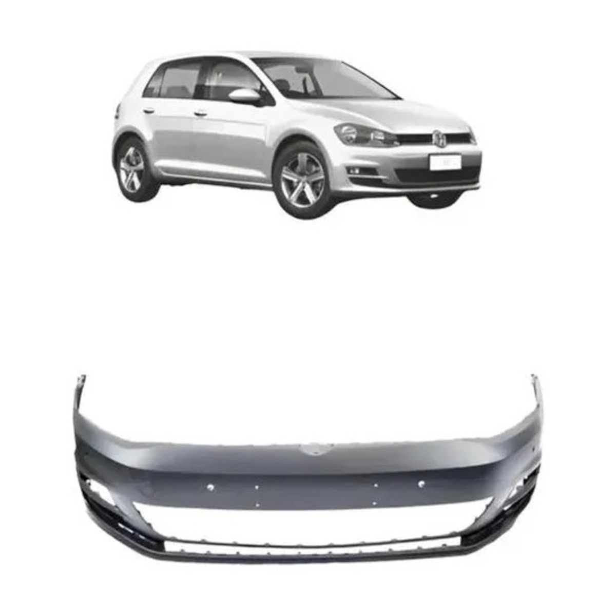 PARACHOQUE DIANTEIRO GOLF 2014 A 2017 (RF34086)