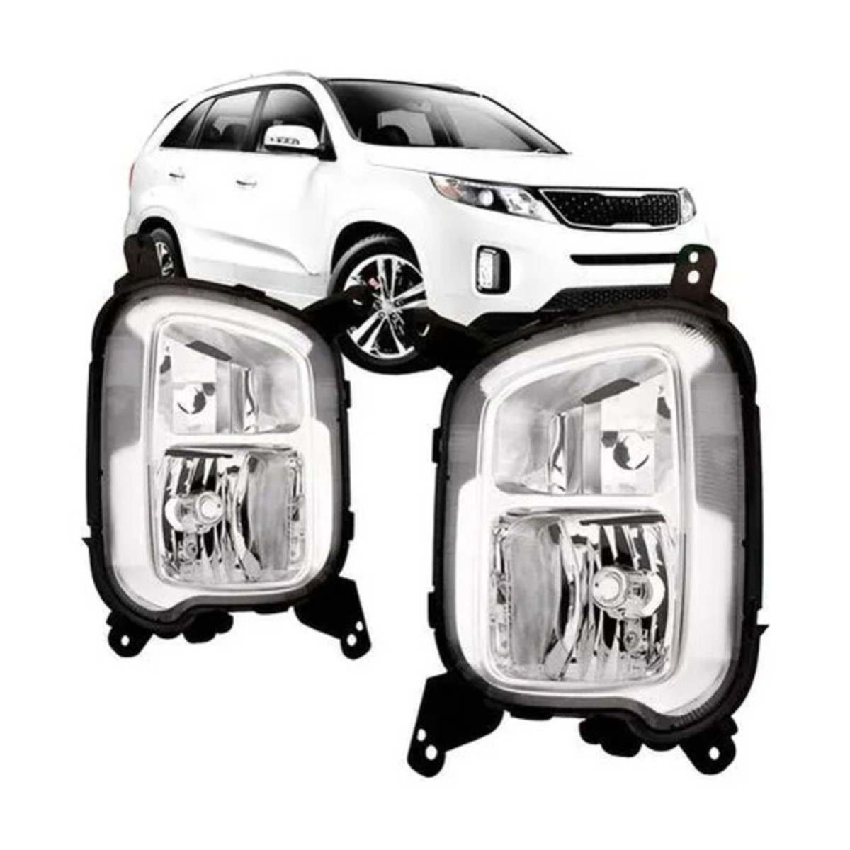 PAR FAROL DE MILHA AUXILIAR SORENTO 2014.2015 ESQUERDO | DIREITO (K.RF24527-RF24