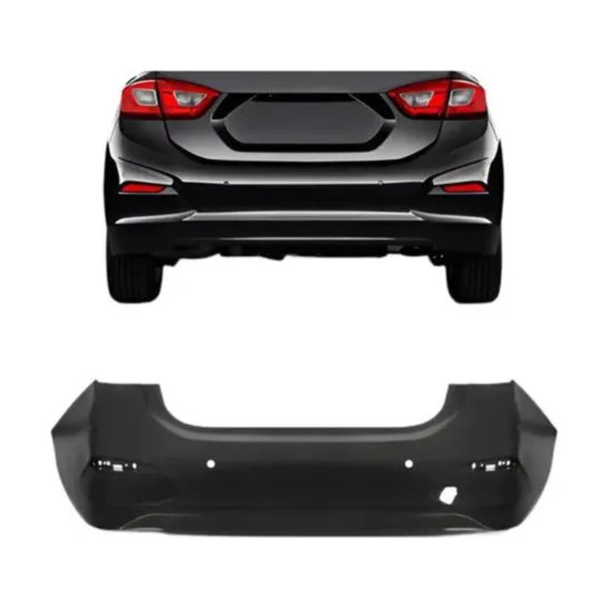PARACHOQUE TRASEIRO CRUZE SEDAN 2017 A 2019 (RF34427)