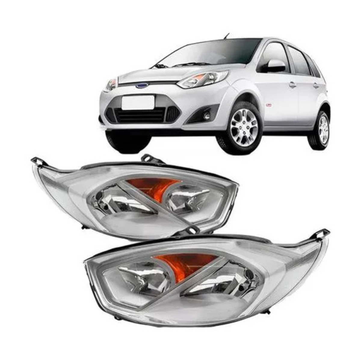 PAR FAROL FIESTA 2010 A 2014 ESQUERDO | DIREITO (K.RF25329-RF25328)