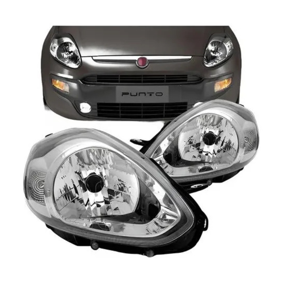 PAR FAROL PUNTO 2013 A 2017 ESQUERDO | DIREITO (K.RF25327-RF25324)