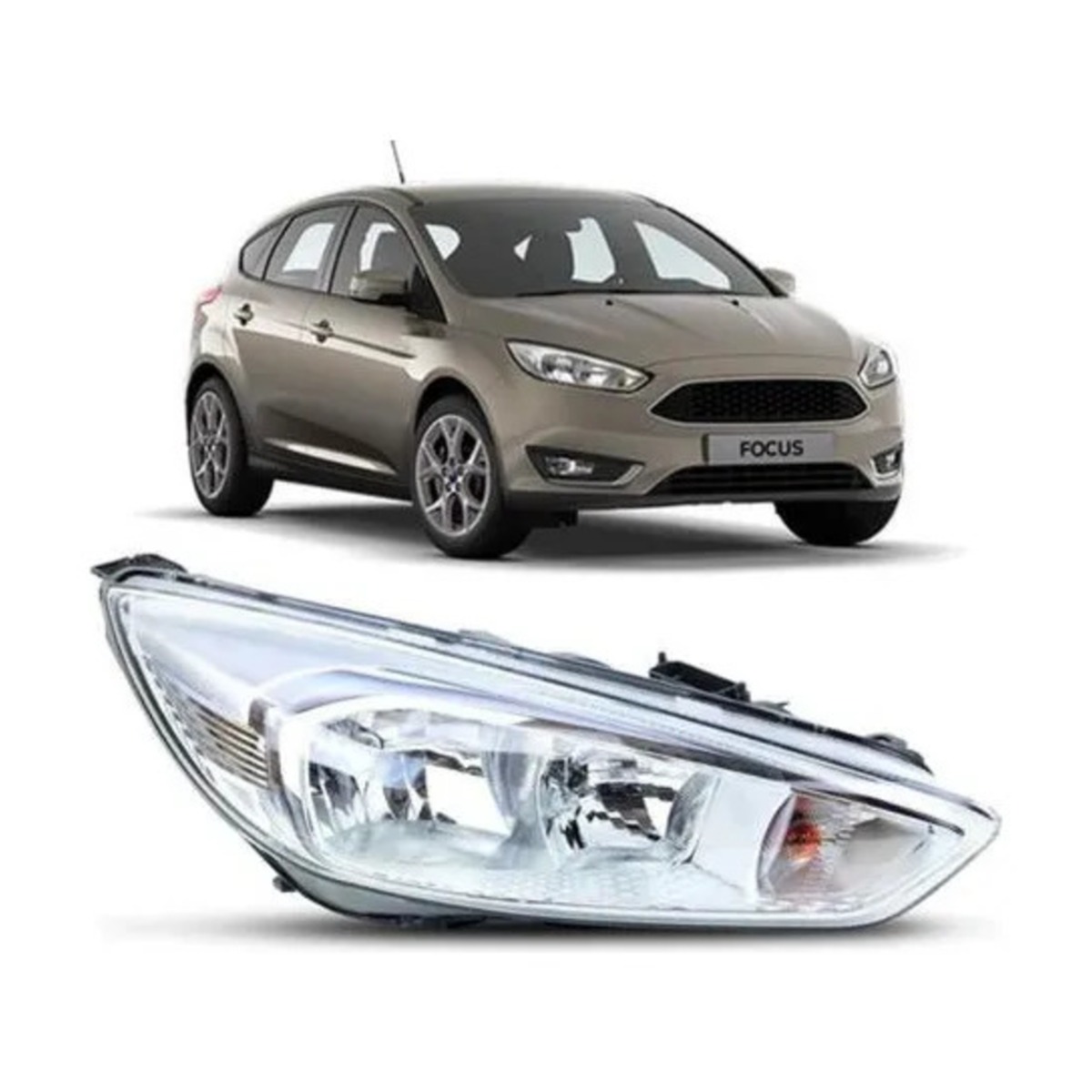 PAR FAROL FOCUS 2016 A 2019 ESQUERDO | DIREITO (K.RF27999-RF27998)