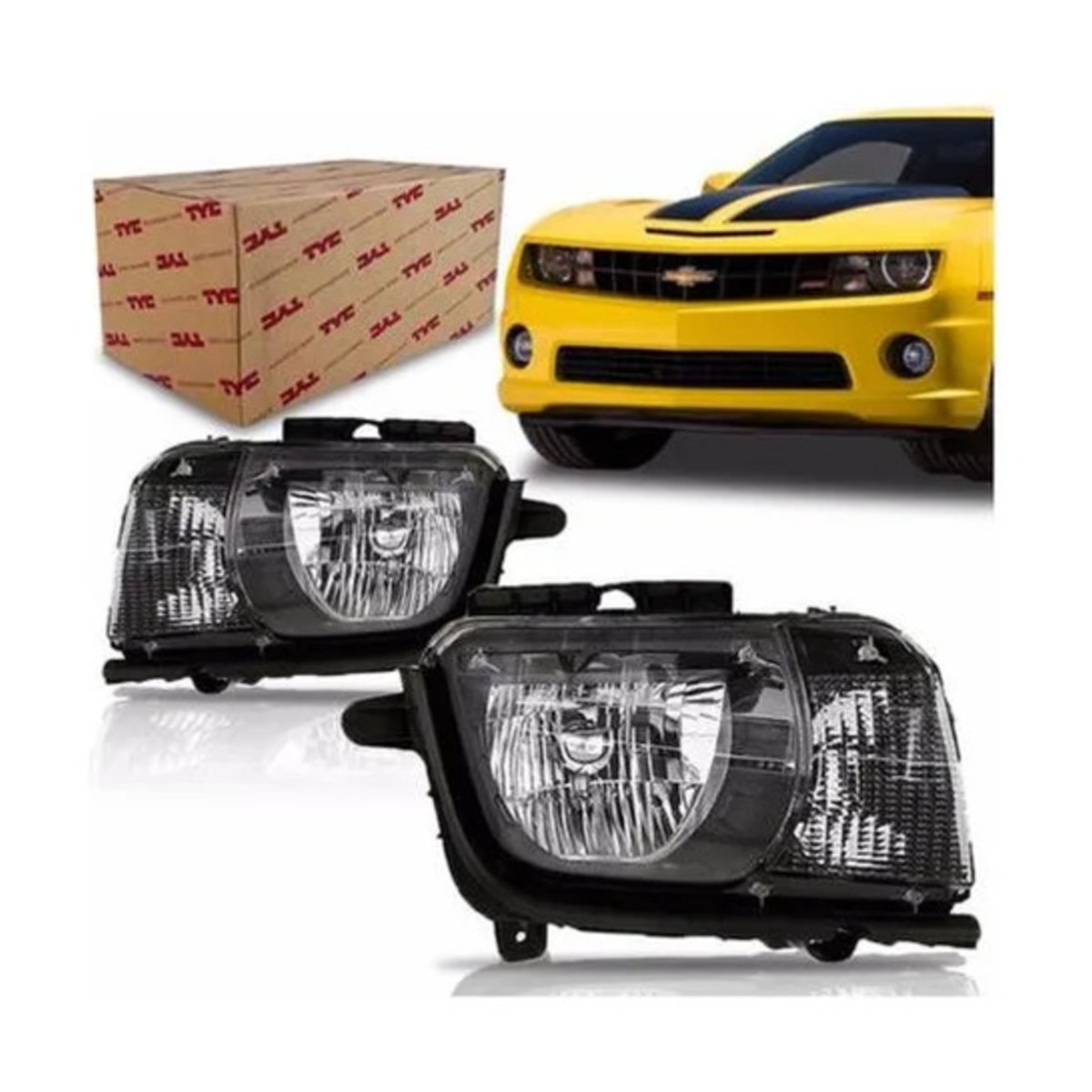 PAR FAROL CAMARO 2010 A 2013 ESQUERDO | DIREITO (K.RF20735-RF20736)