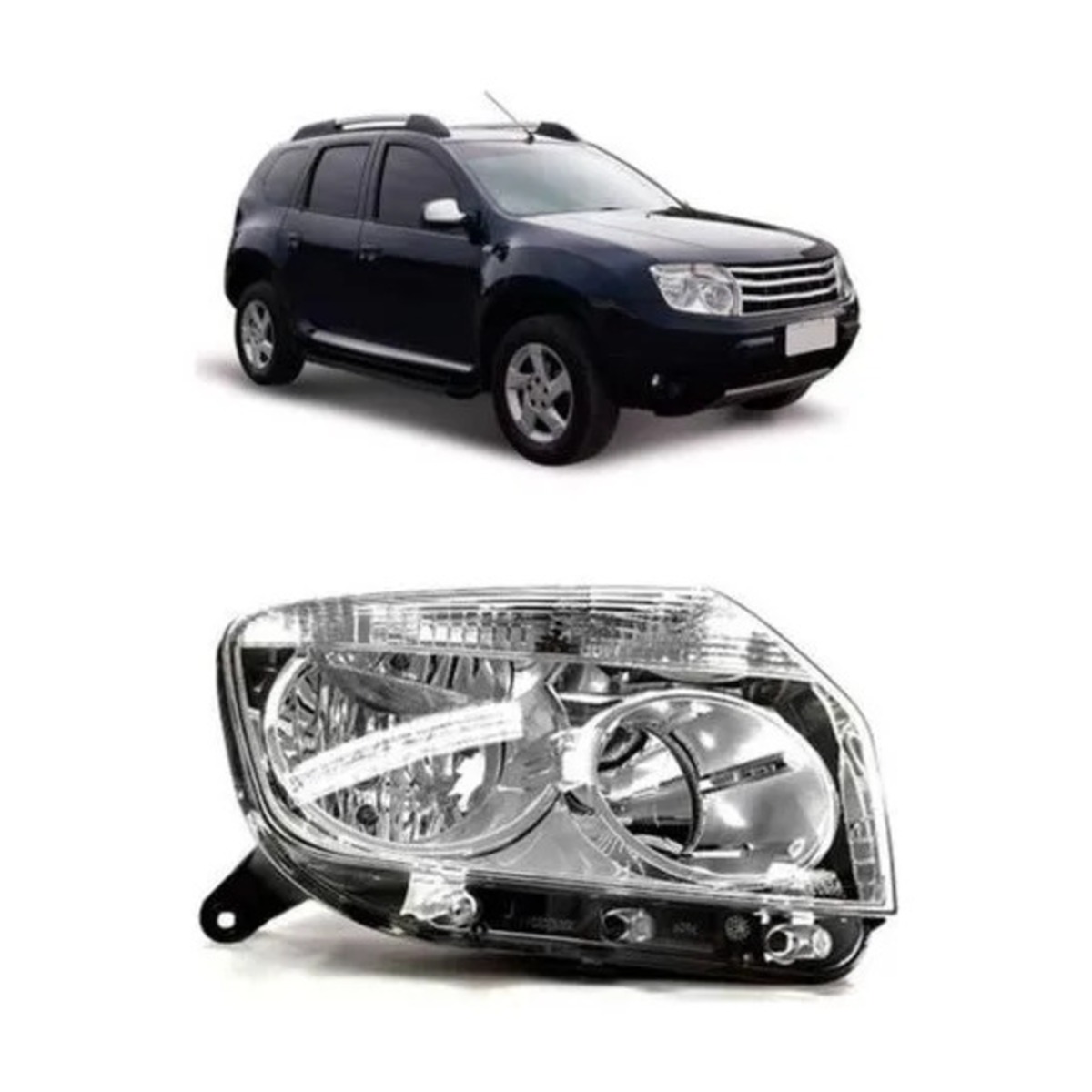 PAR FAROL DUSTER 2010 A 2015 ESQUERDO | DIREITO (K.RF20401-RF20400)