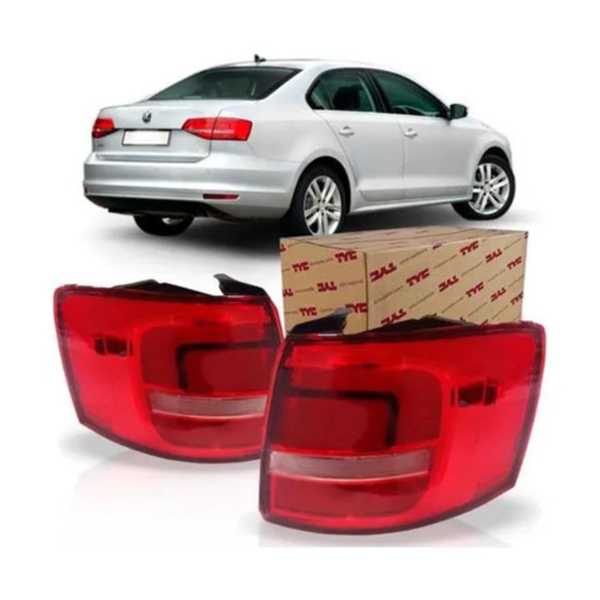 PAR LANTERNA TRASEIRA JETTA 2015.2016 ESQUERDO | DIREITO (K.RF25167-RF25168)