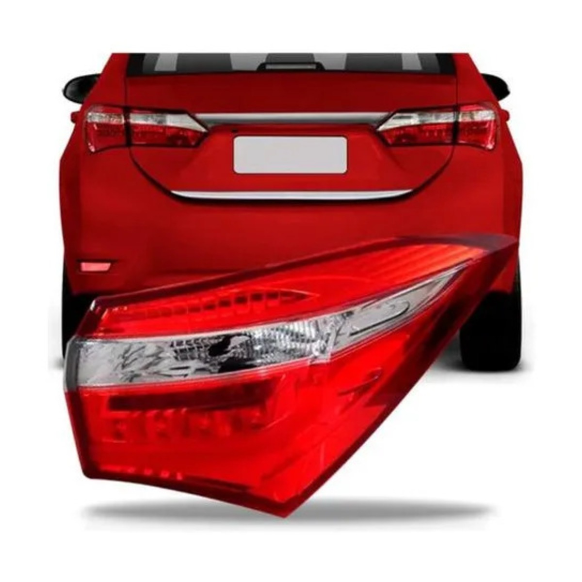 PAR LANTERNA TRASEIRA COROLLA 2014 A 2017 ESQUERDO | DIREITO (K.RF31395-RF30226)