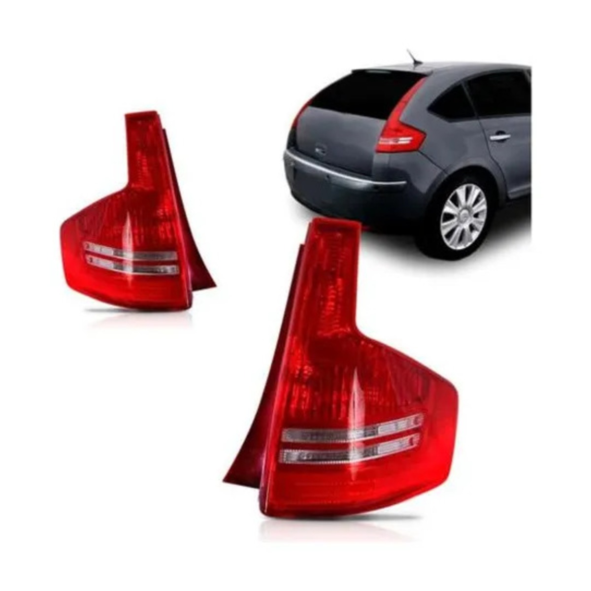 PAR LANTERNA TRASEIRA C4 2008 A 2014 ESQUERDO | DIREITO (K.RF26915-RF17386)