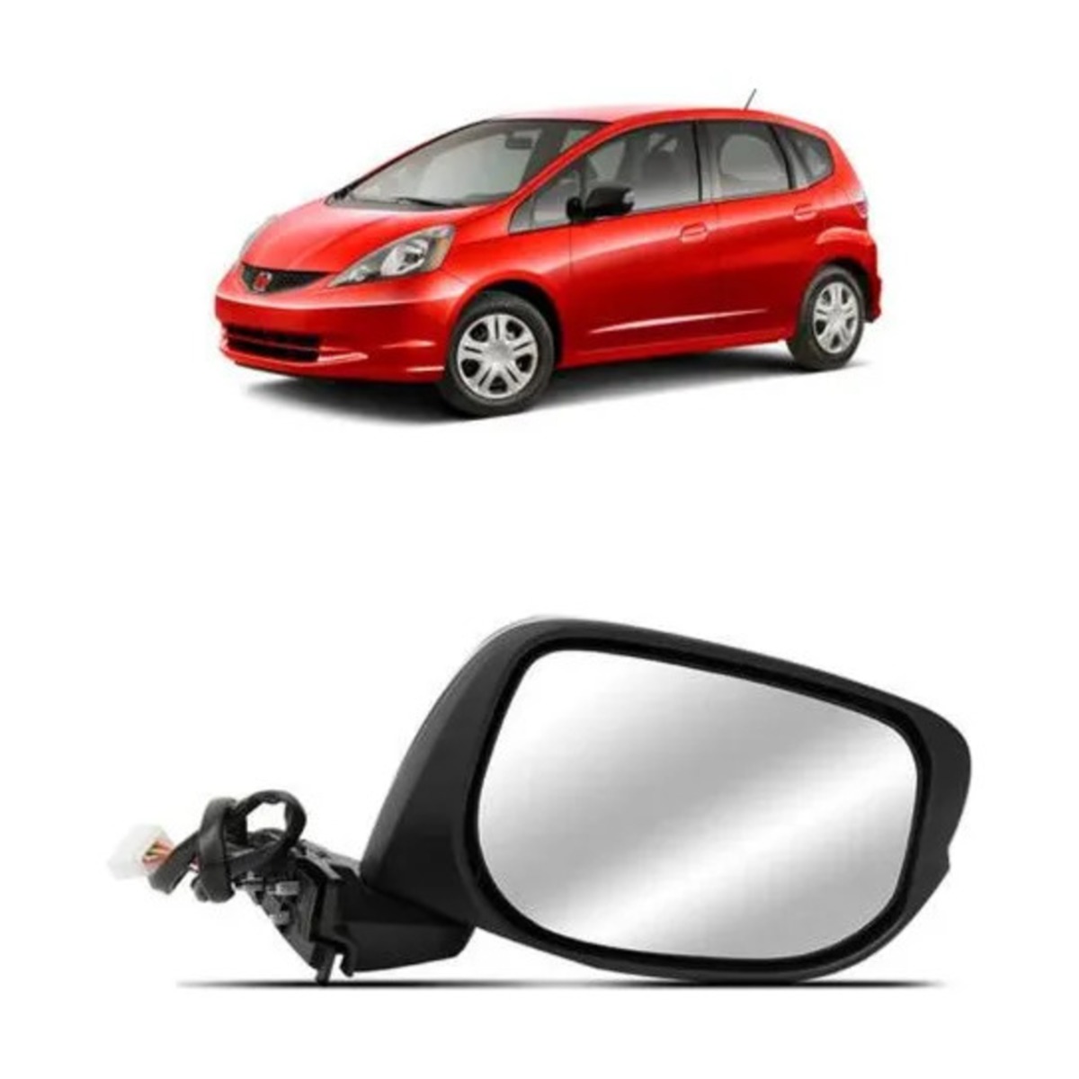 PAR RETROVISOR EXTERNO FIT 2009 A 2014 ESQUERDO | DIREITO (K.RF17447-RF17448)