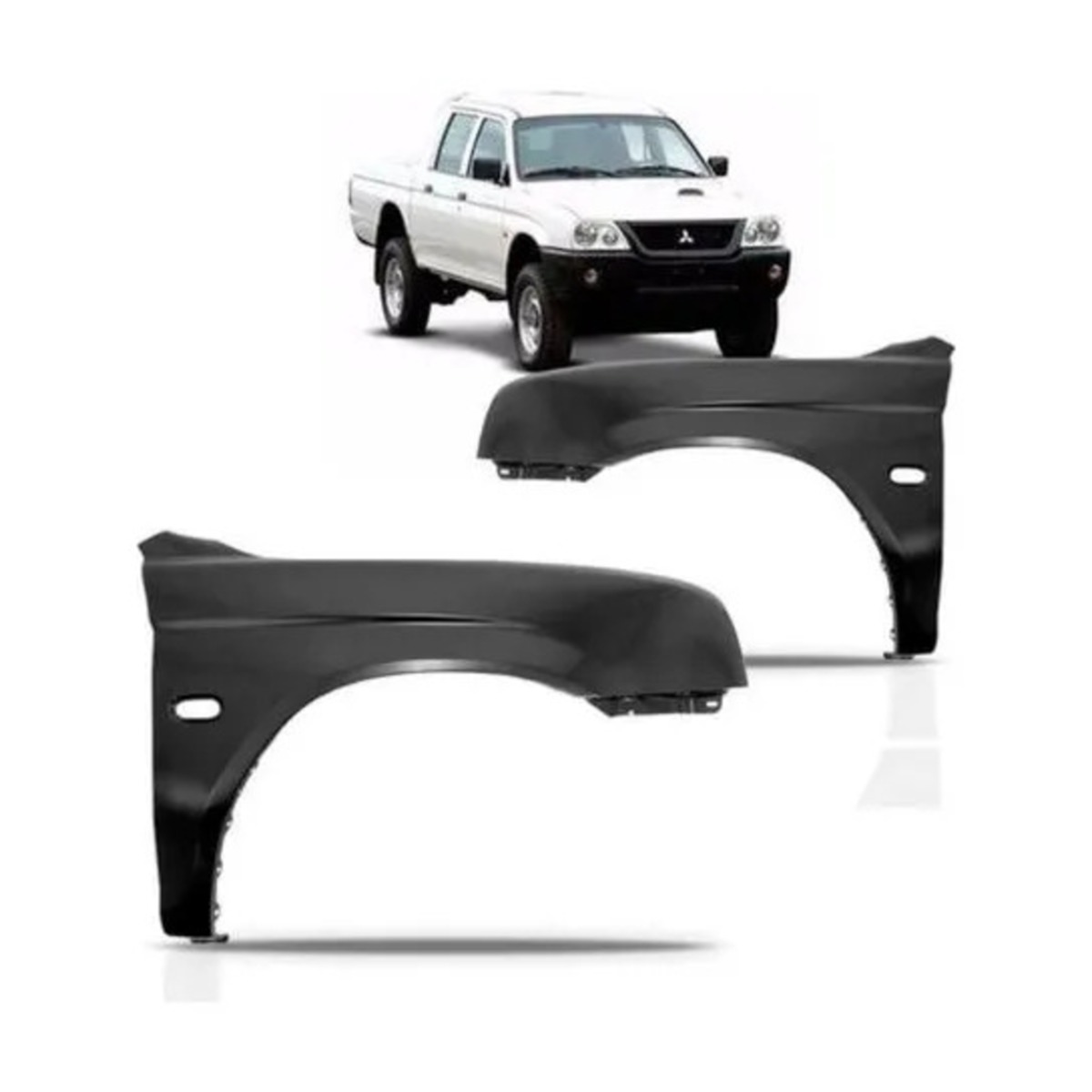 PAR PARALAMA L200 SPORT 2004 A 2012 ESQUERDO | DIREITO (K.RF19245-RF19246)