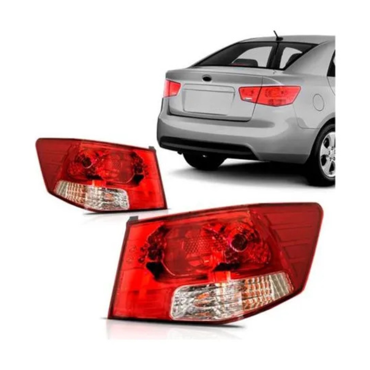 PAR LANTERNA TRASEIRA CERATO 2009 A 2013 ESQUERDO | DIREITO (K.RF17385-RF17384)