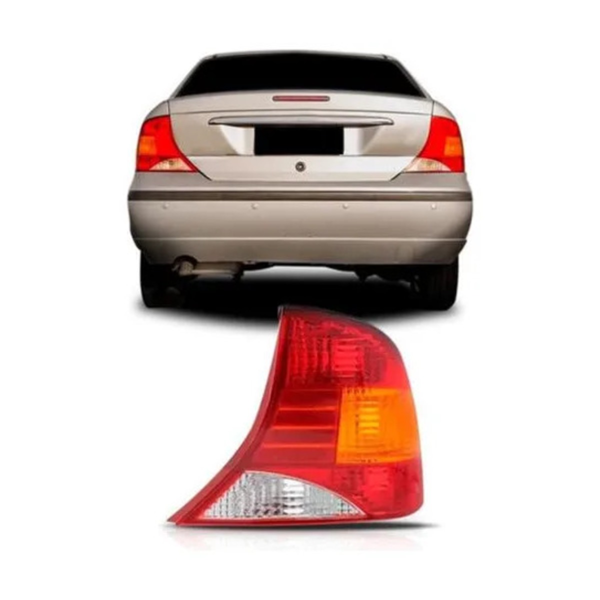 PAR LANTERNA TRASEIRA FOCUS 1998 A 2008 ESQUERDO | DIREITO (K.RF16455-RF16456)