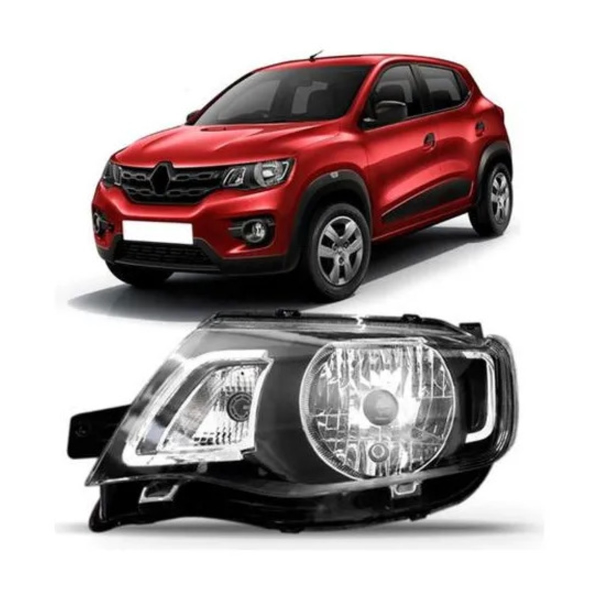 PAR FAROL KWID 2017 A 2022 ESQUERDO | DIREITO (K.RF27239-RF27240)
