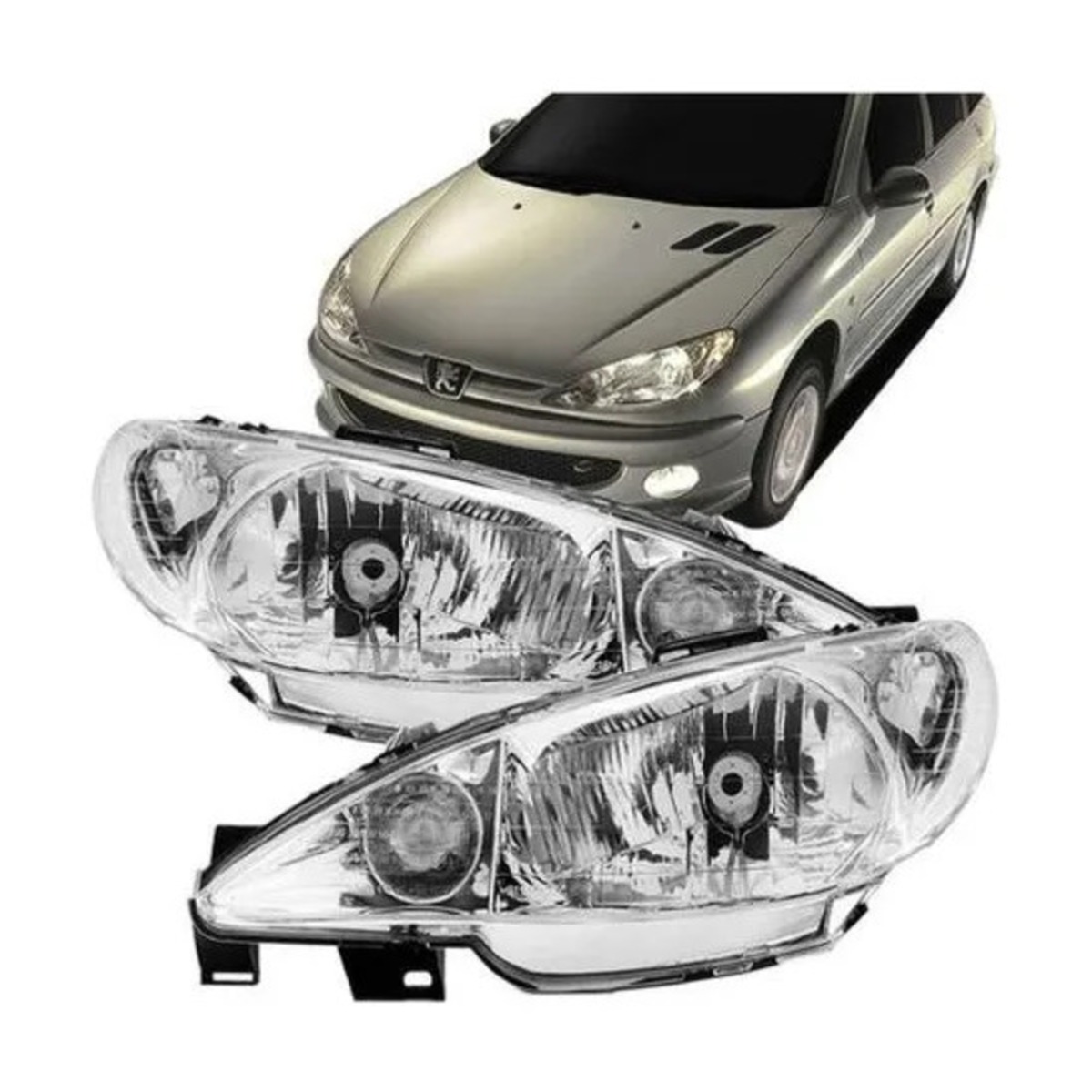 PAR FAROL 206 2005 A 2008 ESQUERDO | DIREITO (K.RFRF271-RFRF272)
