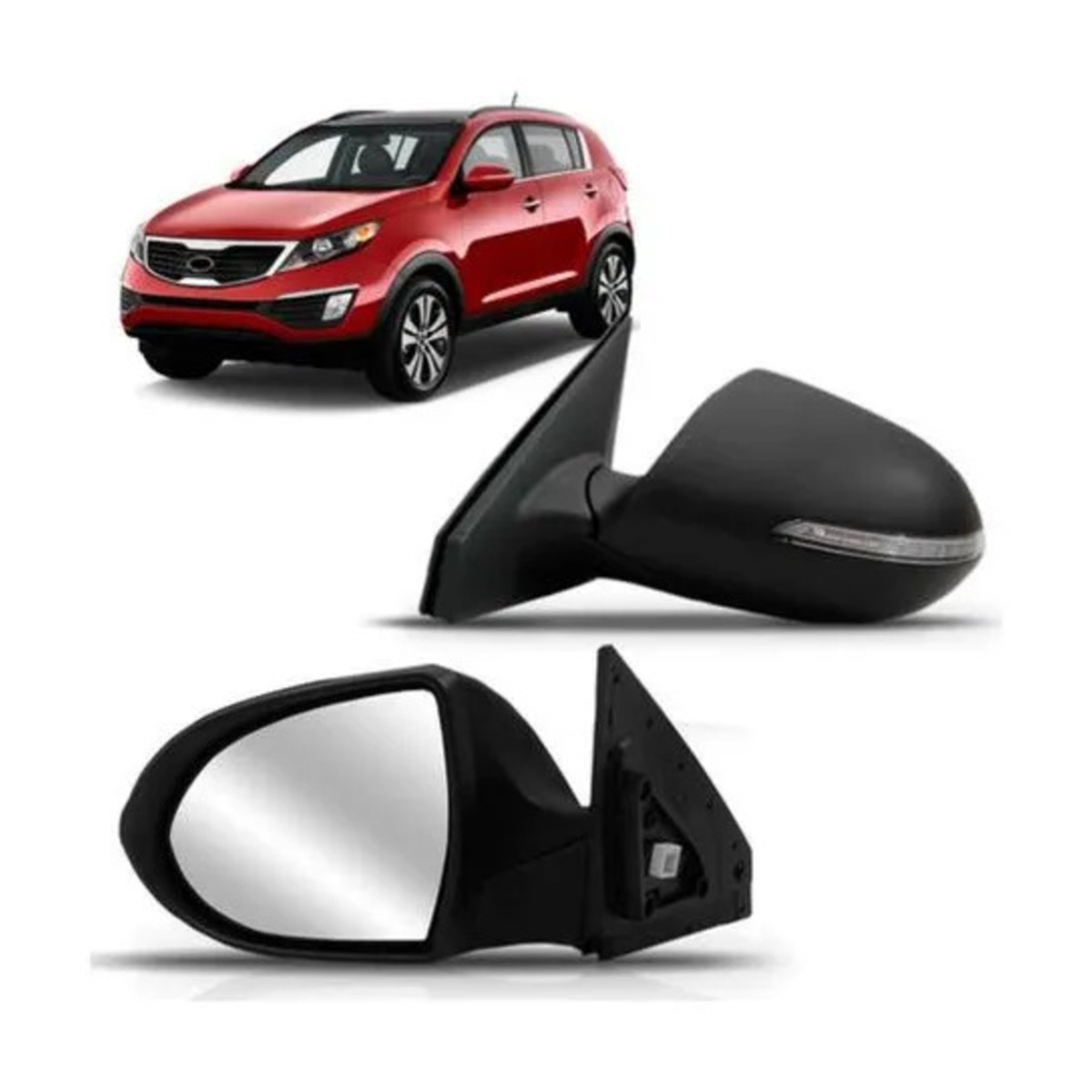 PAR RETROVISOR EXTERNO SPORTAGE 2011 A 2016 ESQUERDO | DIREITO (K.RF23083-RF2308