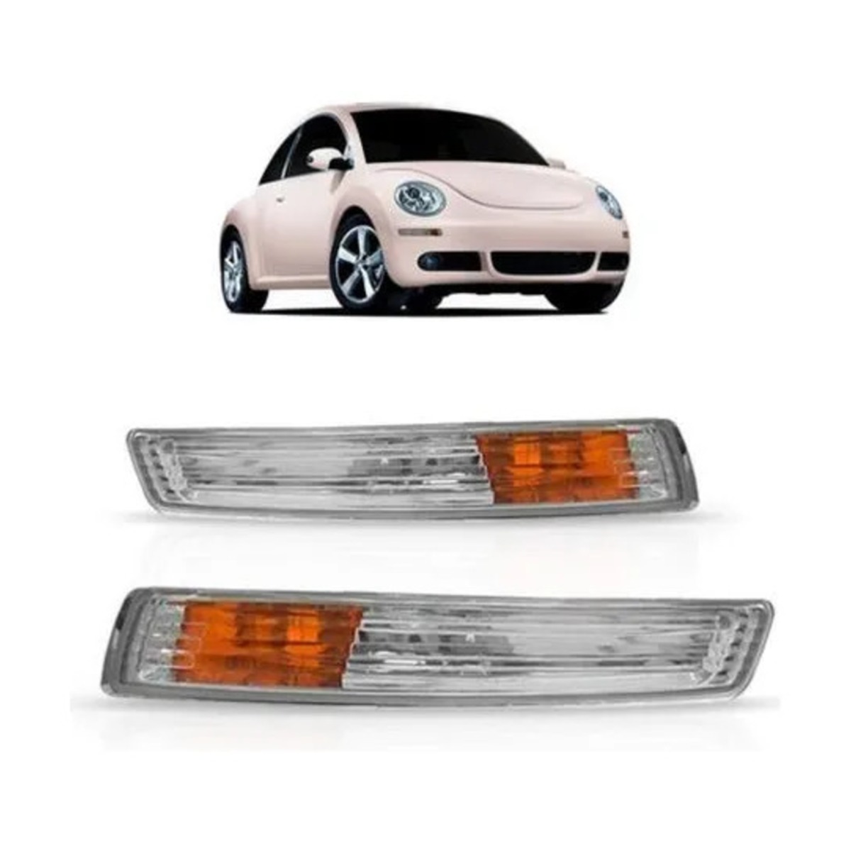PAR PISCA LANTERNA DIANTEIRA NEW BEETLE 2006 A 2011 ESQUERDO | DIREITO (K.RF2073