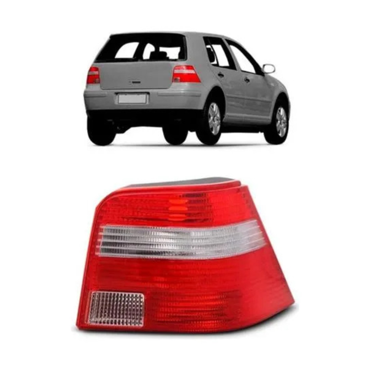 PAR LANTERNA TRASEIRA GOLF 1999 A 2006 ESQUERDO | DIREITO (K.RF17047-RF16598)