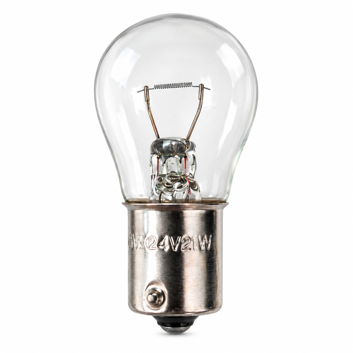 LAMPADA 1141 1 POLO P21W MARCA HBL LINHA PESADA (1141 24V P21)