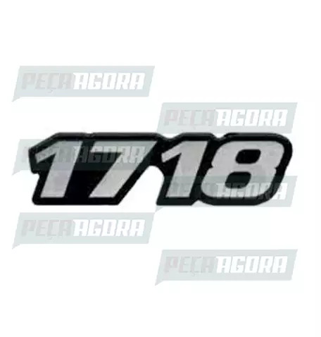PAR EMBLEMA RESINADO ESPECIAL MERCEDES BENZ''1718'' (101188)