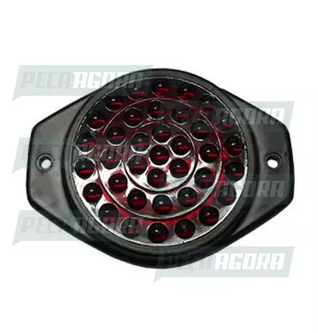 LANTERNA OLHO DE GATO VERM.PRADOLUX (240107)