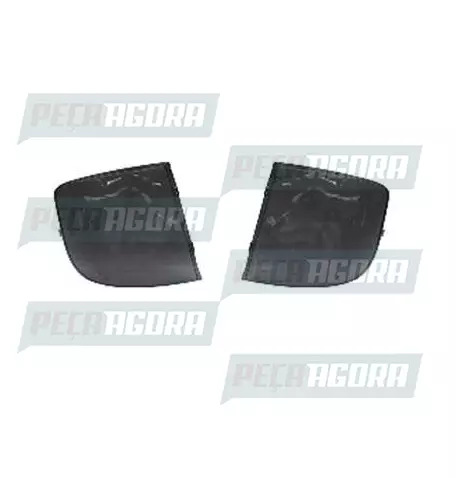 PAR PROTETOR ACRILICO FAROL PARA IVECO STRALIS 2008 COM DOBRADICA (419407)