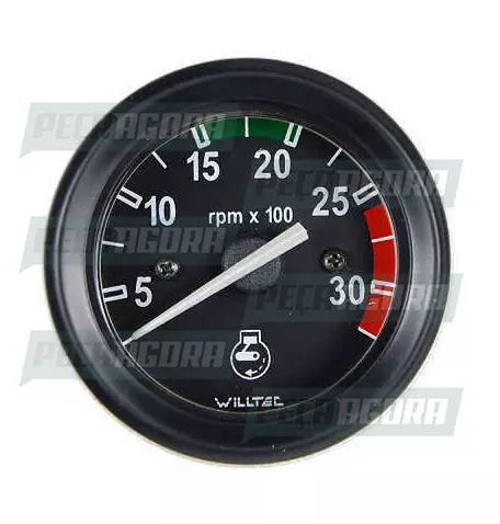 RELOGIO VOLKSWAGEN TACOMETRO 864HTZ 3500RPM 24V 80MM 12M (TL7919253)