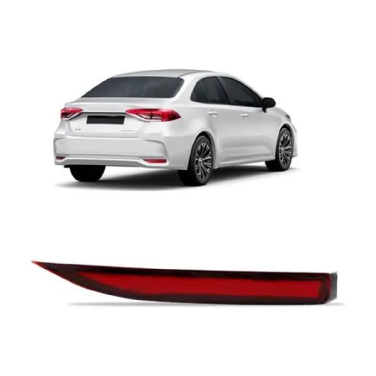 PAR LANTERNA REFLETOR TRASEIRO COROLLA 2020 A 2024 ESQUERDO | DIREITO (K.RF29789