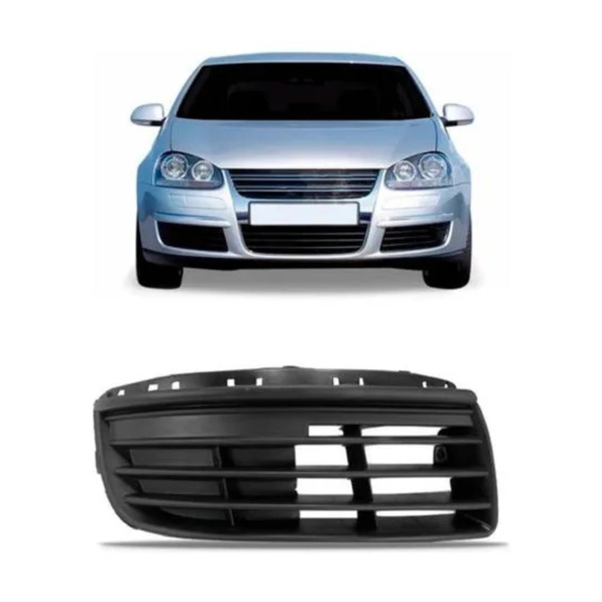 PAR MOLDURA MILHA AUXILIAR JETTA 2007 A 2010 ESQUERDO | DIREITO (K.RF24385-RF243