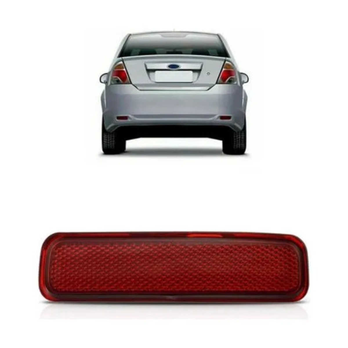 PAR LANTERNA REFLETOR TRASEIRO FIESTA 2010 A 2014 ESQUERDO | DIREITO (K.RF28885-