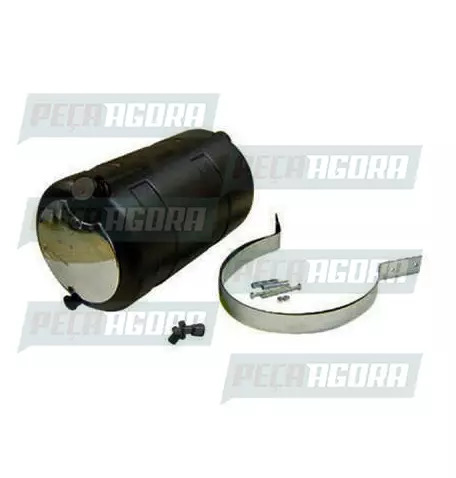 COROTE 26 LITROS COMPLETO PLASTICO ESPELHADO PRETO (083020)