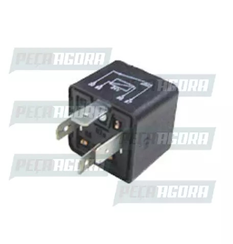 RELE AUXILIAR UNIVERSAL 04 TERMINAIS SEM SUPORTE 24V 40A. DNI 0211 (196029)