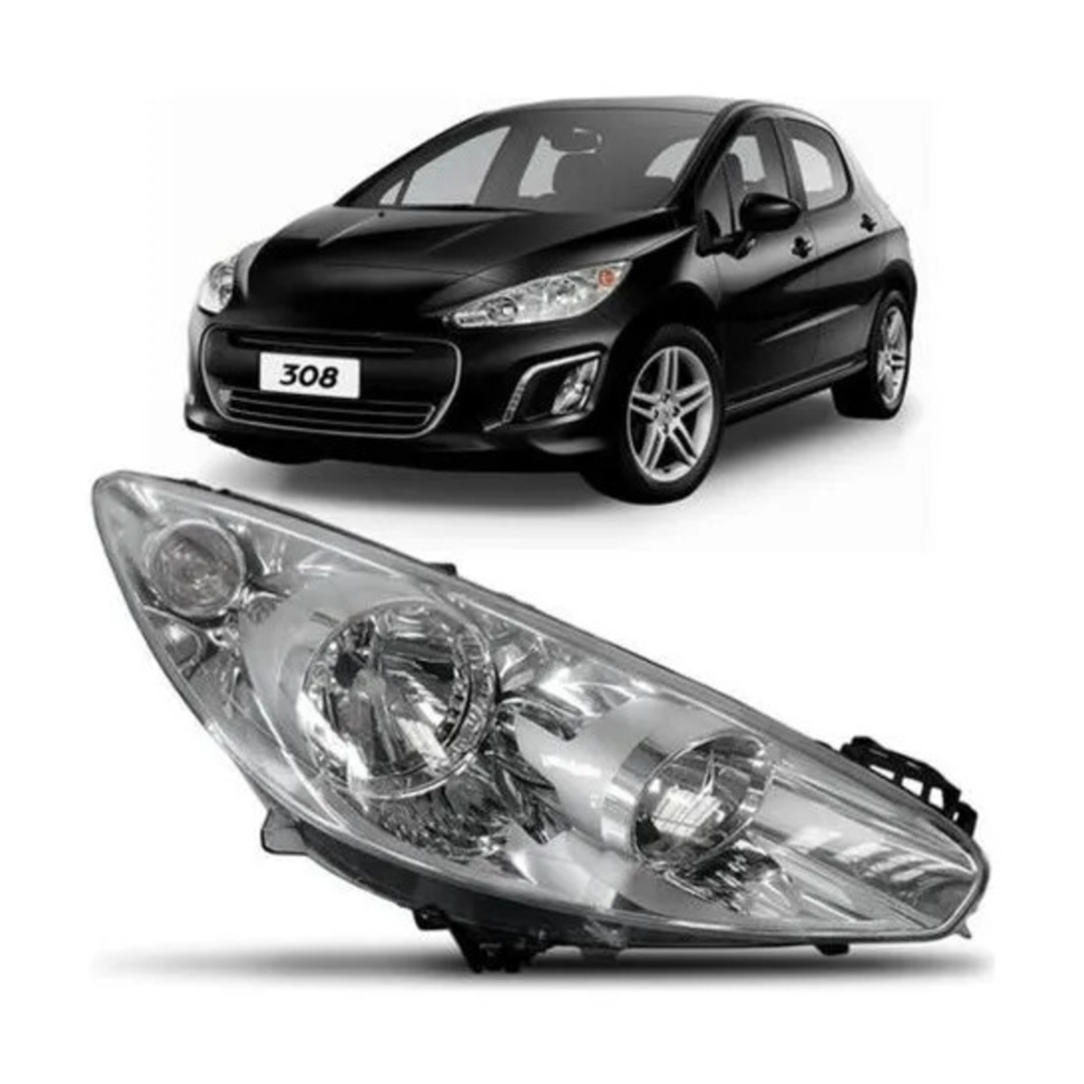PAR FAROL 308 2011 A 2015 ESQUERDO | DIREITO (K.RF23175-RF23176)