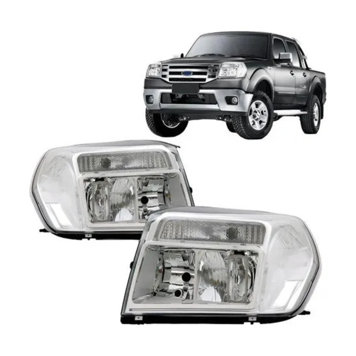 PAR FAROL RANGER 2010 A 2012 ESQUERDO | DIREITO (K.RF19479-RF19478)