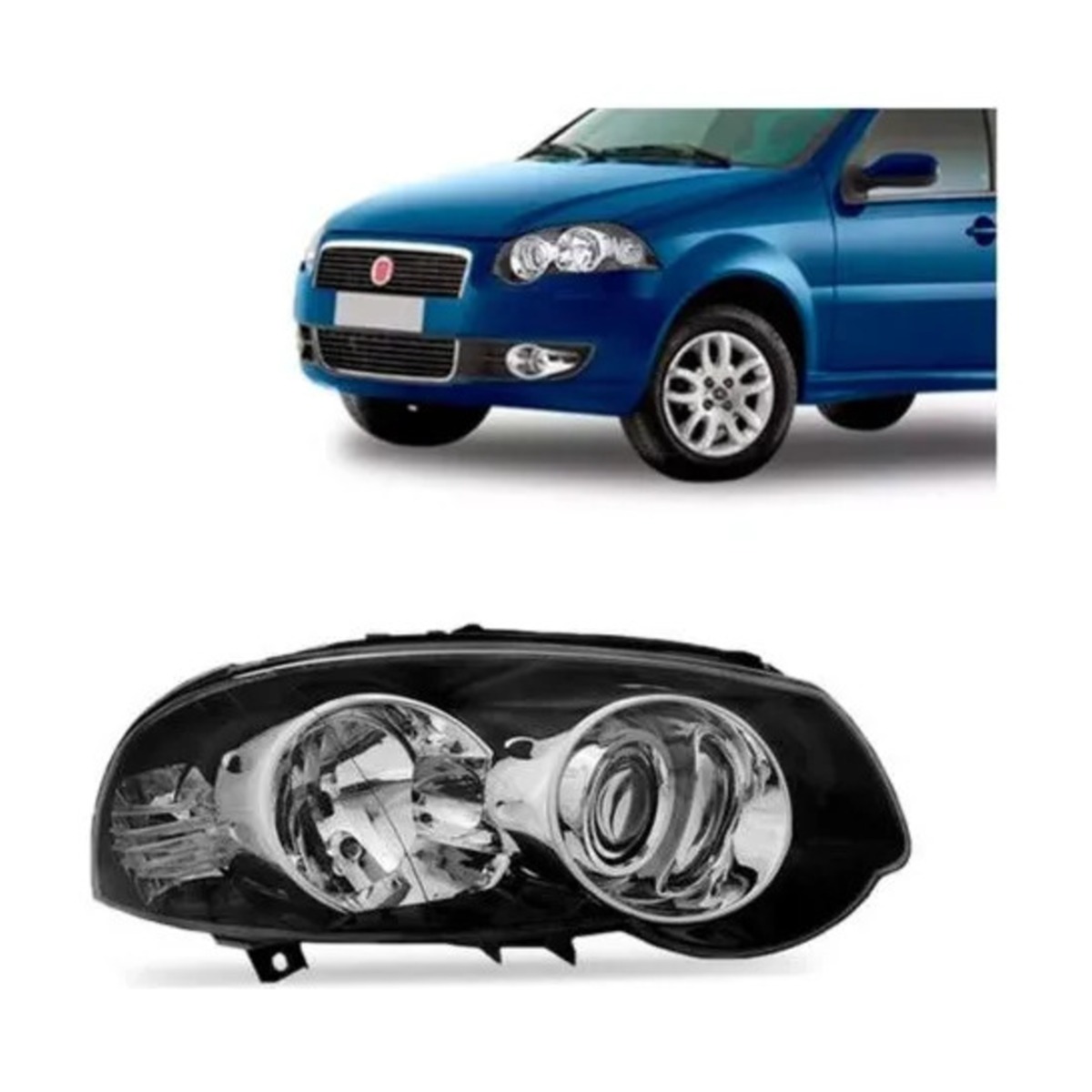 PAR FAROL PALIO 2009 A 2020 ESQUERDO | DIREITO (K.RF17833-RF17832)