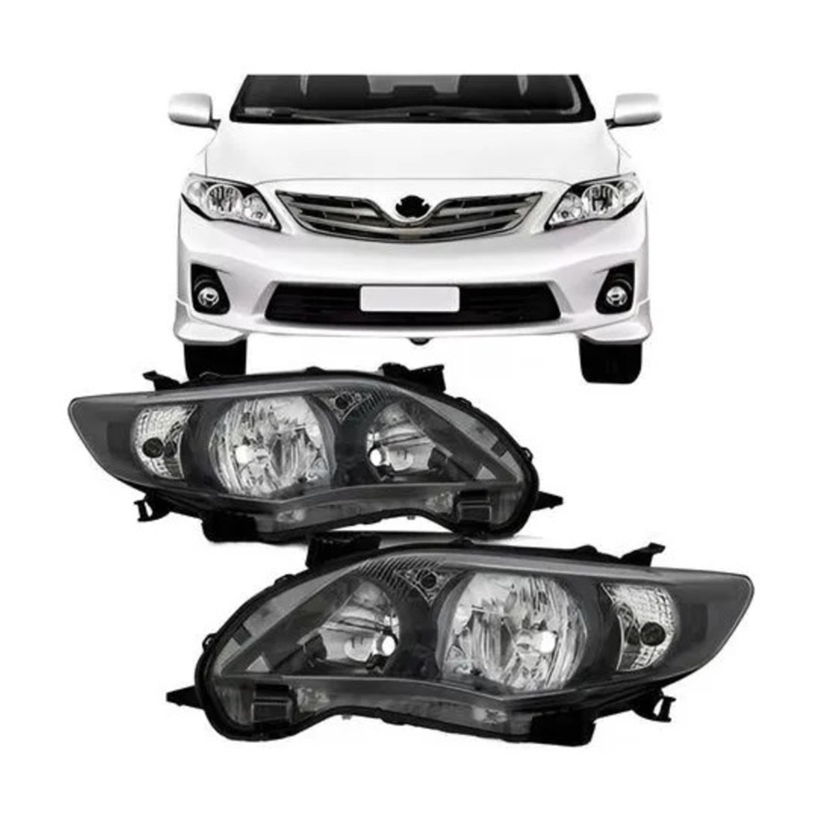 PAR FAROL COROLLA 2012.2013 ESQUERDO | DIREITO (K.RF22811-RF22812)