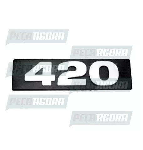 EMBLEMA PLASTICO GRADE ORIGINAL PARA SCANIA SERIE 4 ''420'' (1401229)
