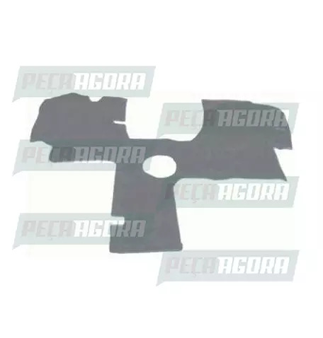 TAPETE VINIL MERCEDES-BENZ 710 99/2007 - CINZA (419850)