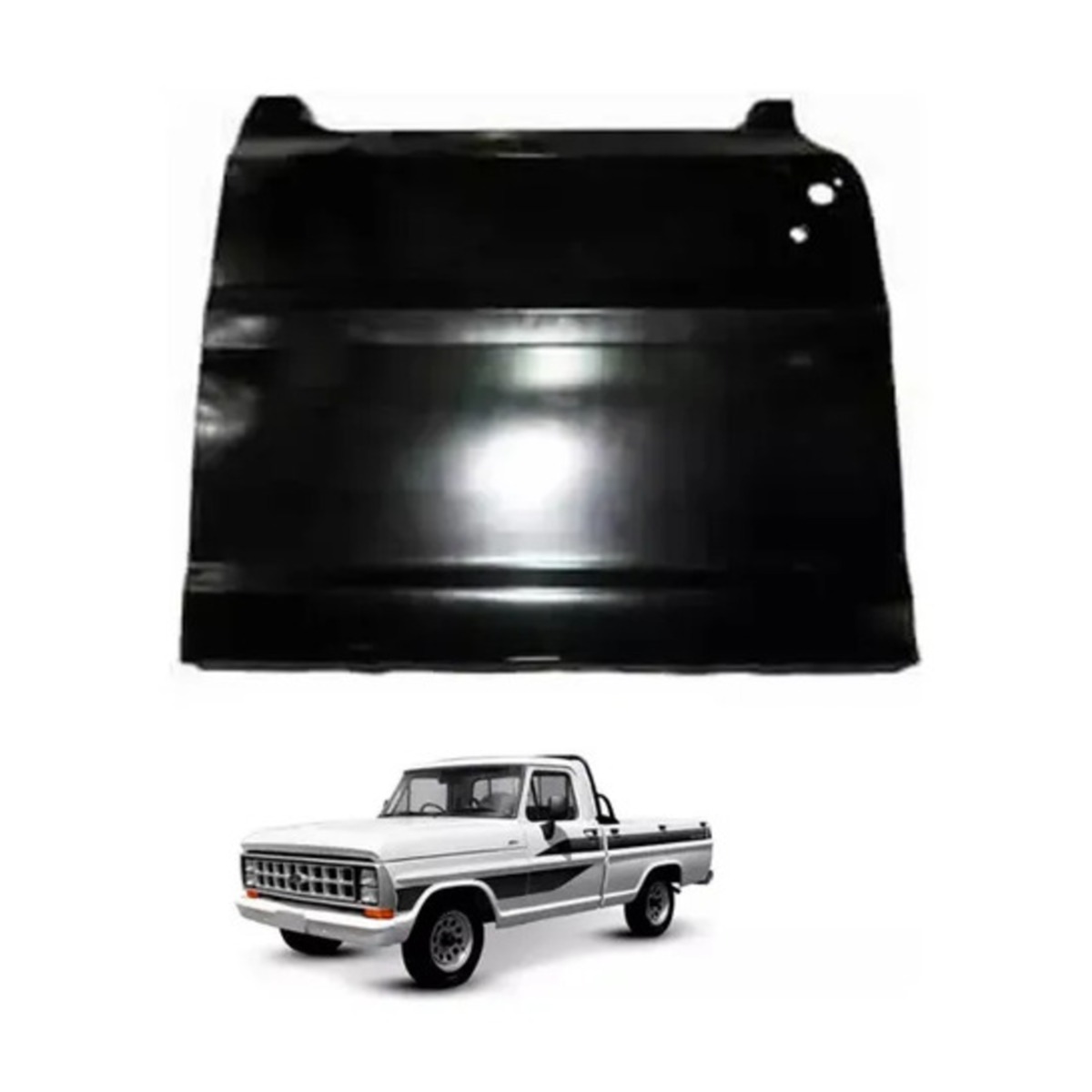 FOLHA PORTA ESQUERDO FORD F1000 F4000 F600 F11000 1972 A 1992 (89TU8120125X.-CR2