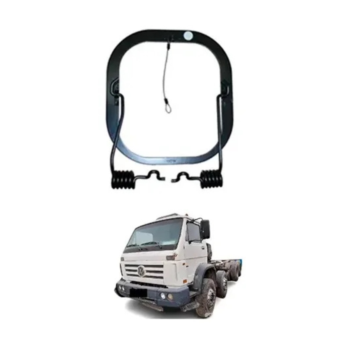 SUPORTE MOLA COIFA ALAVANCA CÂMBIO VW 26.260E 31.260E 2005 DIANTE WORKER (2U071