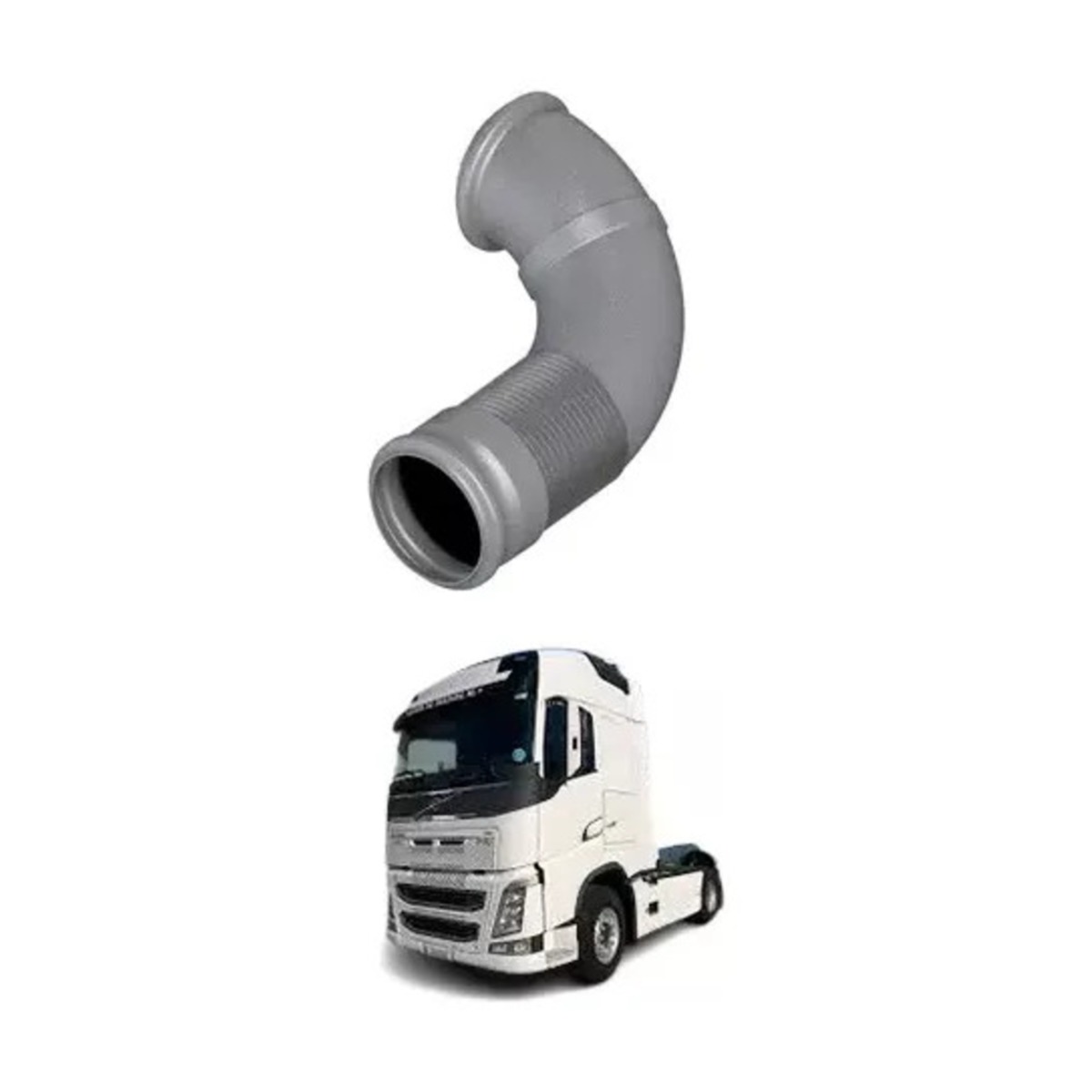 TUBO SAIDA 5POL VOLVO FH EURO 5 ANO 2015... (21489254-V201-TB1175	)