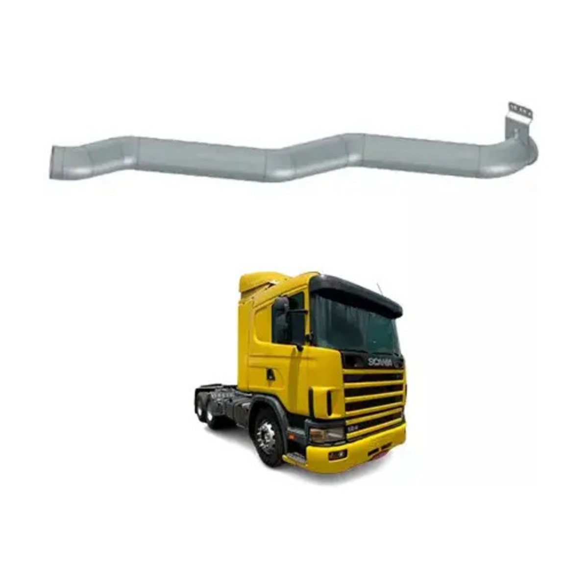 TUBO TERMINAL 4.5POL SCANIA TR 124 P94 (1483278-T002H)