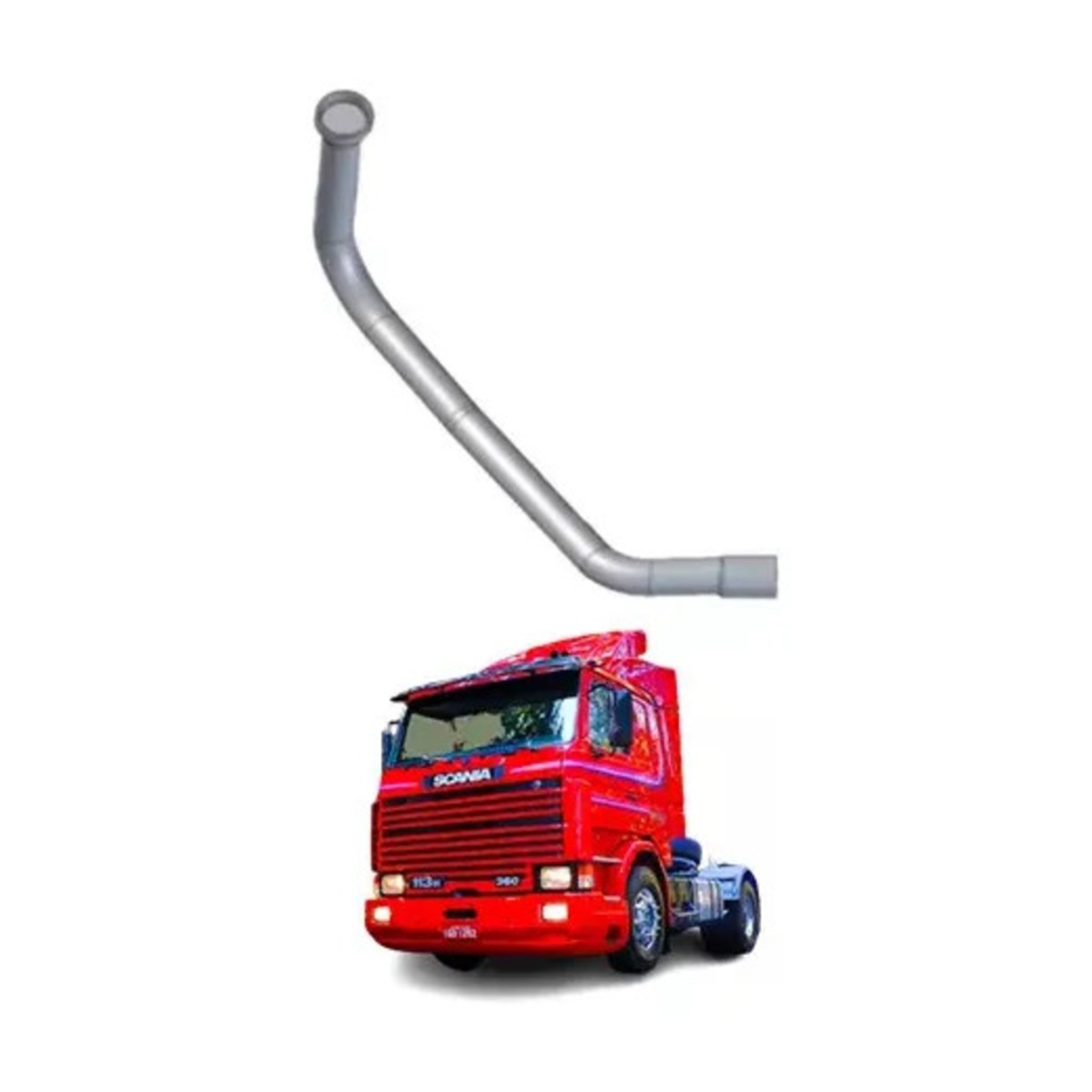 TUBO MOTOR 3.5 POL SCANIA TR 112 142 ONIBUS TR 113 143 (297517-S303A)